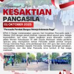 Pelaksanaan Upacara Hari Kesaktian Pancasila di MTsN 8 Banjar