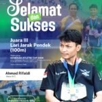 Ahmad Rifaldi Raih Juara III Lari Jarak Pendek 100 Meter di Kemenag Atletik Cup 2026 Ahmad Rifaldi Raih Juara III Lari Jarak Pendek 100 Meter di Kemenag Atletik Cup 2026